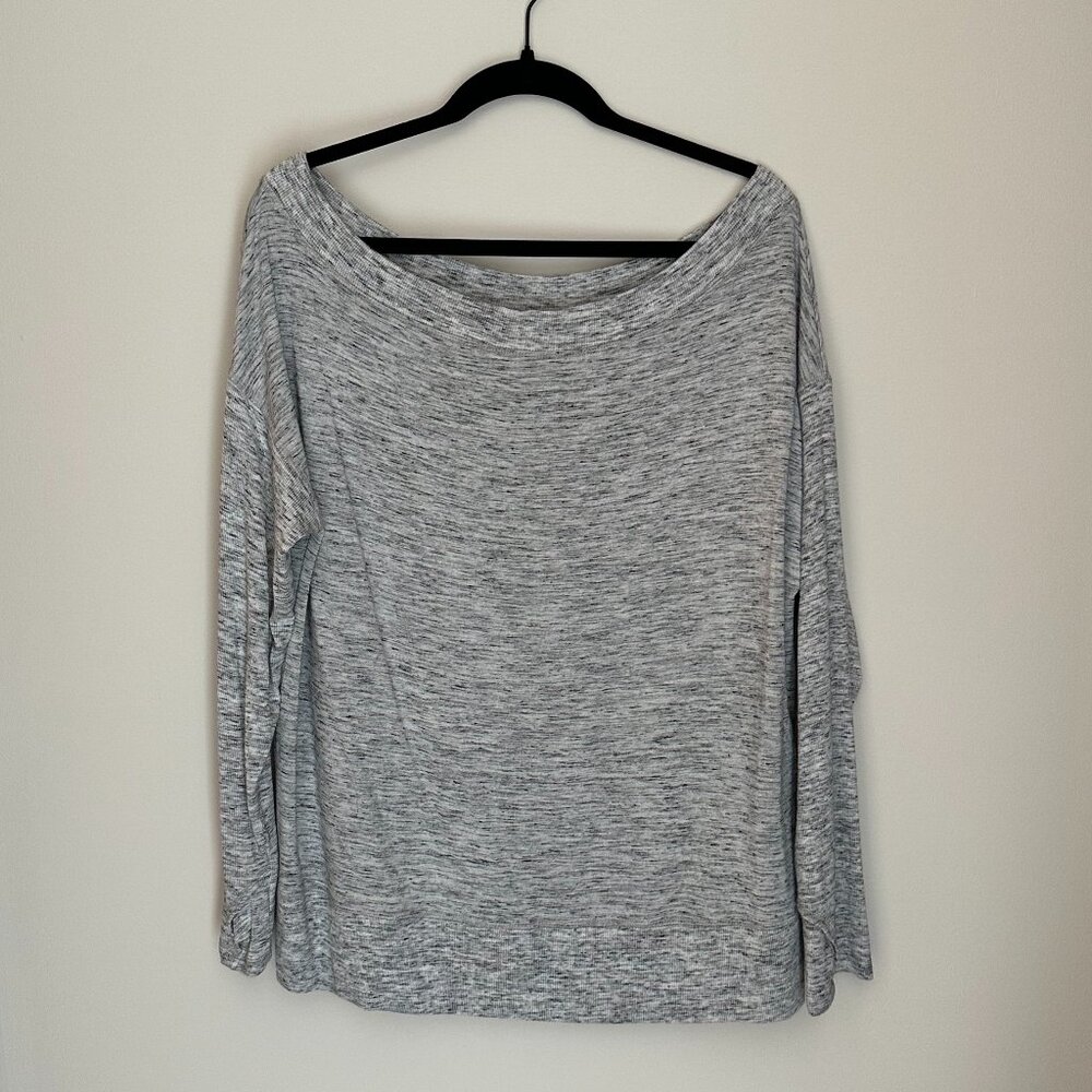 Light Heather Grey Athleta Sweatshirt